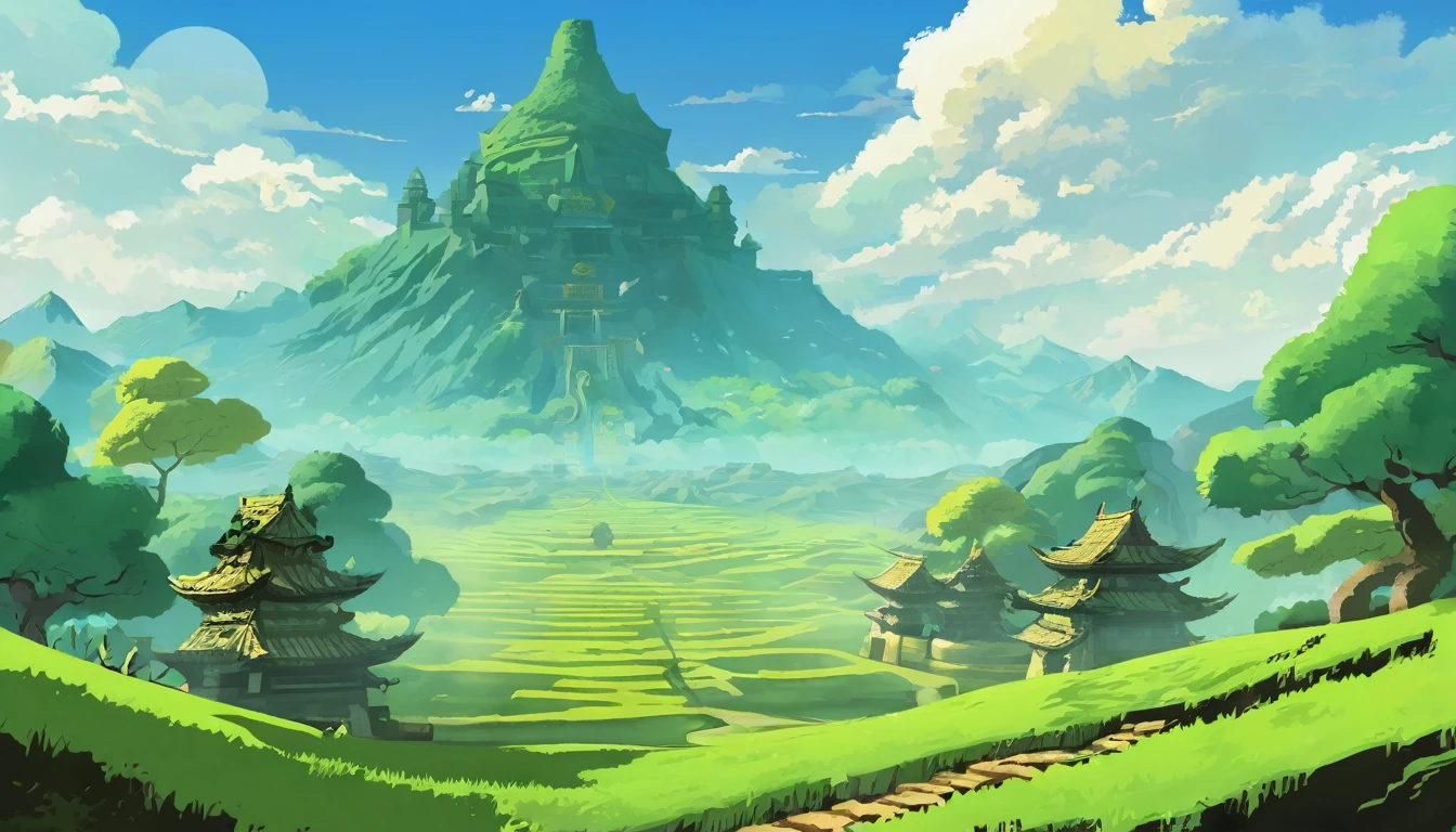 Zelda Style　landscape　it hurts　hope　monster　Feng Yin