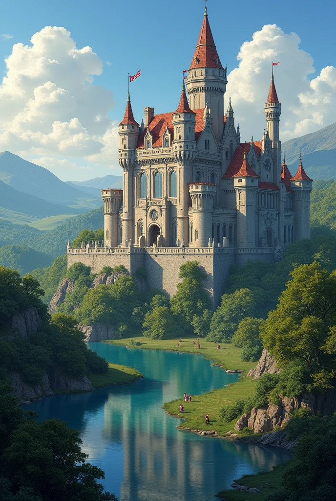 Castle in the 16th century that the image is horizontal 