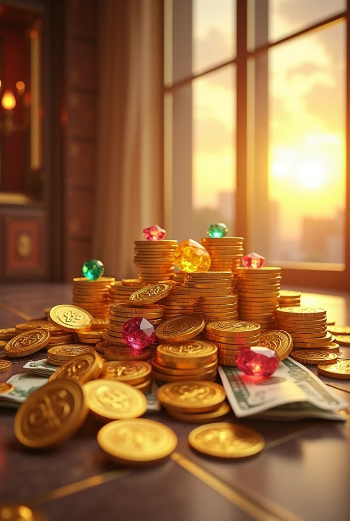 RoteiroDoMilhão creates a 3D image of wealth and money