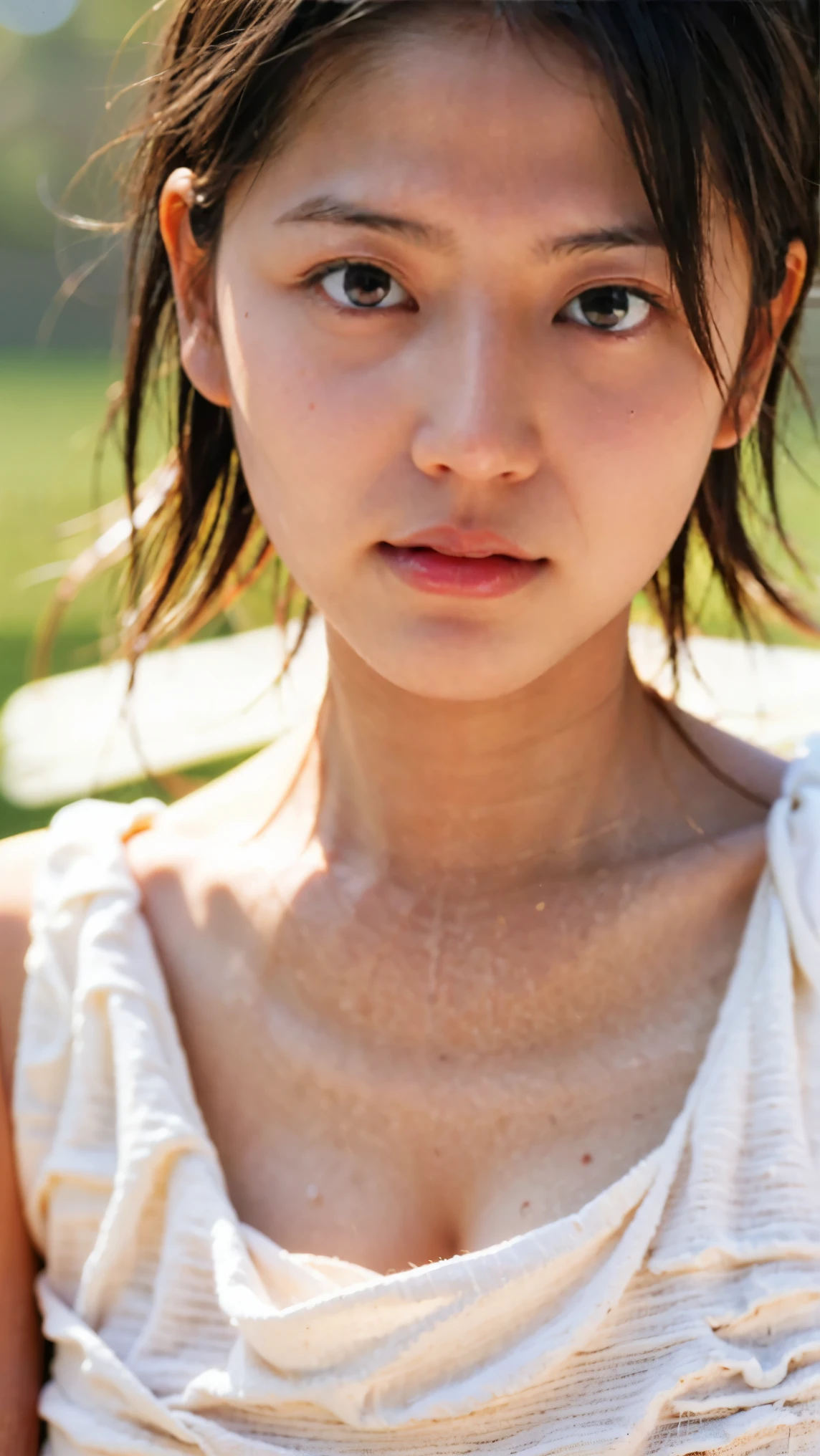 (((masterpiece、Highest quality、Very detailed、Artistic lighting balance that brings out the best in your model、Perfect Anatomy)))、(Surreal)、(Upper Body:1.5、high school girl、Great balance of facial placement)、(Highly detailed CG illustrations)、(Very delicate and beautiful)、Realistic quality、Realistic atmosphere、Realistic human texture、Realistic human touch、Realistic facial muscles、realism、Absolute rules、最高masterpieceのバランス、The most beautiful composition of a woman、Realistic creation and expression、