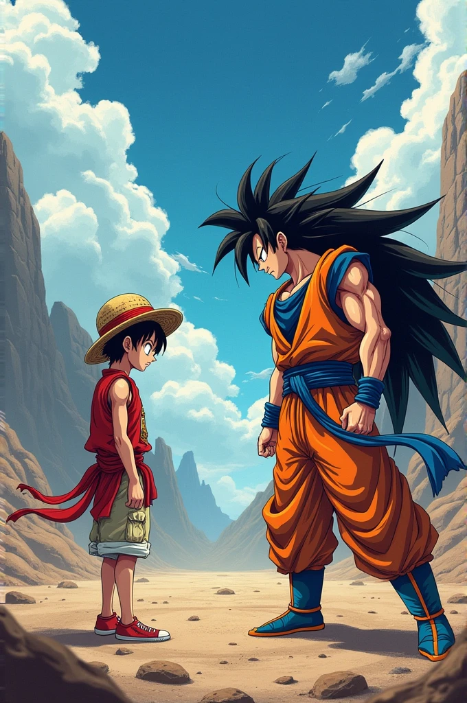 Monkey D. Luffy vs son goku