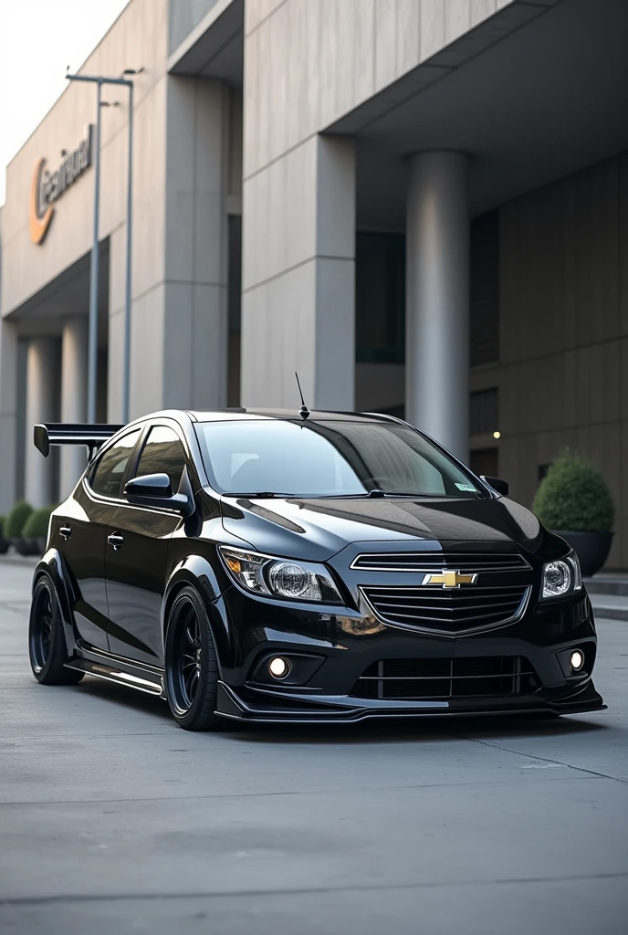 Chevrolet Onix model 2014 stile bodykit lowered 
