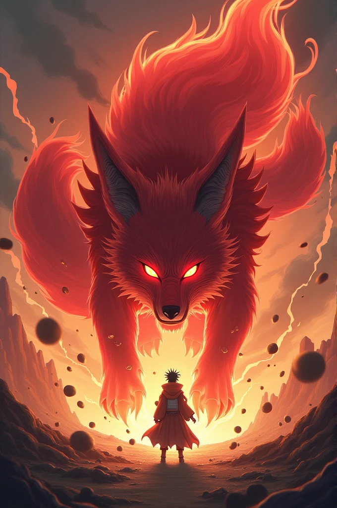 Naruto nine tail fox