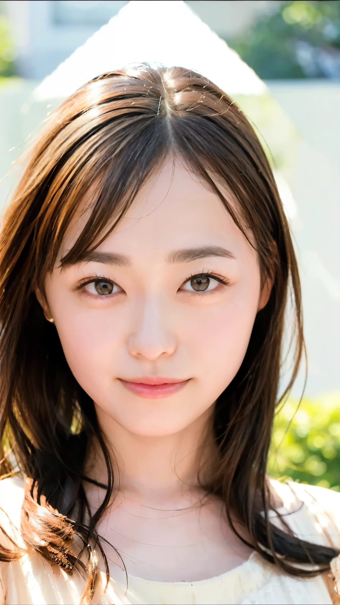 Cute Japanese Women Photos, smile, 20-year-old, (photo Realistic:1.4), (hyper Realistic:1.4), (Realistic:1.3), (Smoother lighting:1.05), (Improving the quality of cinema lighting:0.9), 32K, 1 girl,20-year-oldの女の子, Realistic lighting, Backlight, The light shines on your face, Ray Tracing, (Bright light:1.2), (Improvement of quality:1.4), (Highest quality Realistic textured skin:1.4), fine grain, Detailed face,(smile:0), (Emphasis on face close-up:1.3), (Enhances the beauty of skin texture:1.1),((Extremely precise and accurate anatomy:1.0)), (Enhances the beauty of skin texture:1.1), Clean and glowing skin, mesh, thin:1.2, (Realistic:1.3), Realisticなライティング, (Smoother lighting:1.05), 32K, One Japanese woman, fine grain, Detailed face, (Film Grain:1.1),(Accentuates body lines:1.1), High resolution, Natural look, Kind eyes, Improves hair quality, Delicate light and shadow, Transparent muscles, Graceful pose, Beautiful Eyes, Sharp details, Soft light reflection, Beautiful contours, Delicate skin tone, Fine hair texture,Cute Japanese Women Photos,
