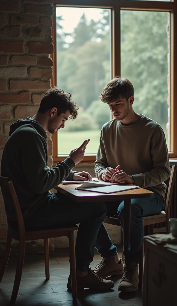 Boys depressed those perents to study