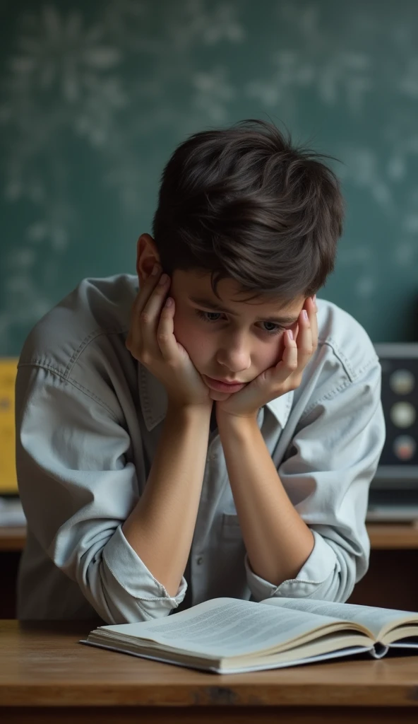 Boys depressed those perents to study 