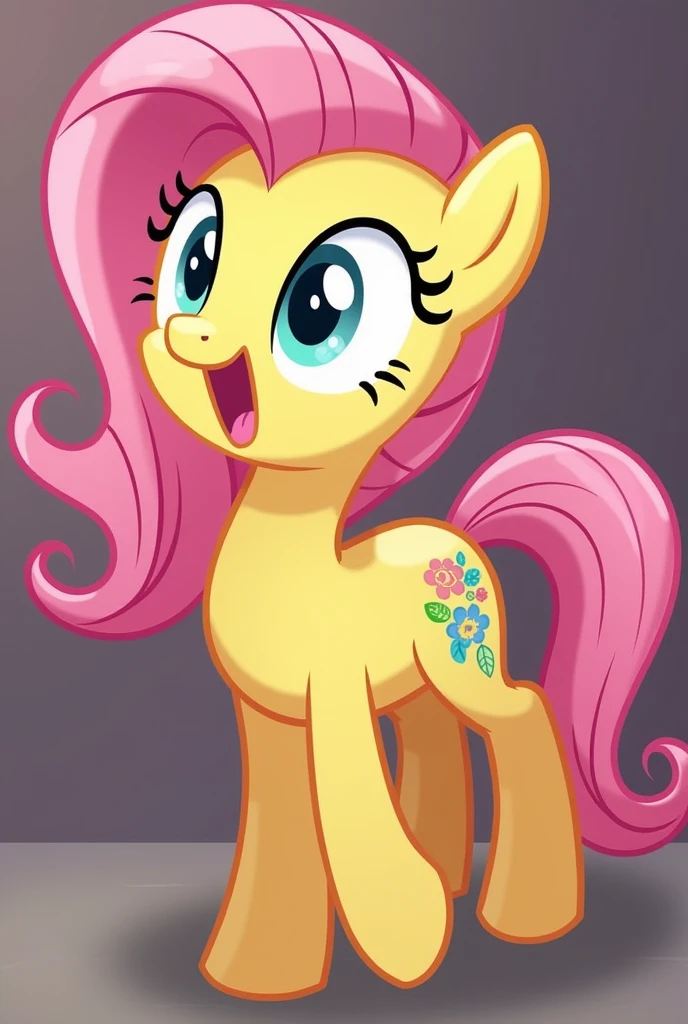 busty Fluttershy, anthro pony, (((huge_breasts:1.1))), solo female,, chest focus, sharp outline, highly detailed, sharp focus, vibrant, soft shading, professional art, digital painting, good anatomy