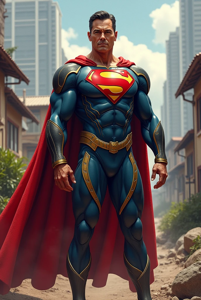 Create a mature Nicolas, president of Venezuela as a superhero but then as a heaterman
