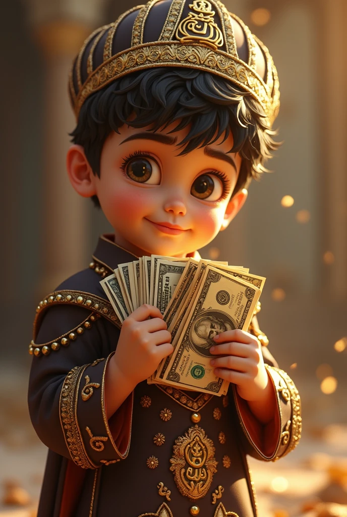 Golden Text Allah Png VS Boy With Money Images