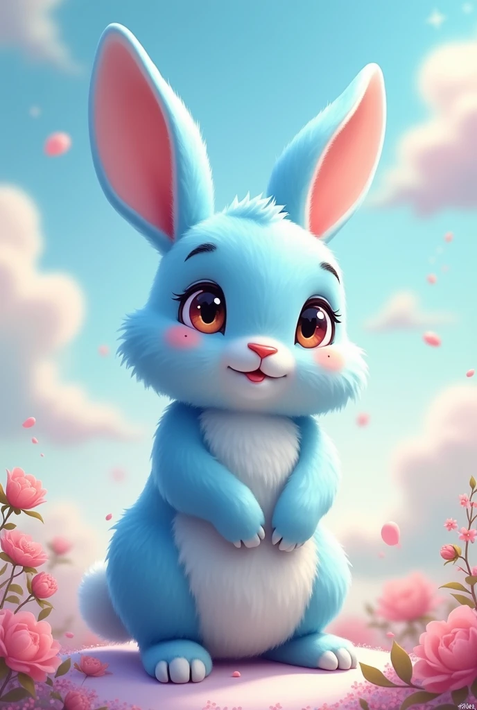 blue rabbit