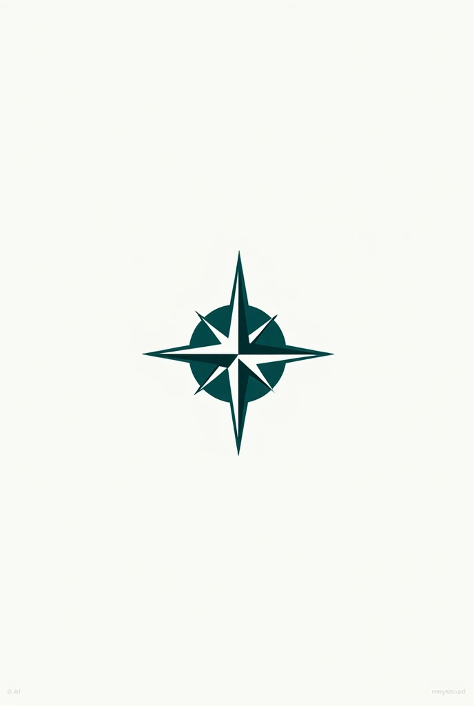 Create a logo for a school political party called missions as a compass