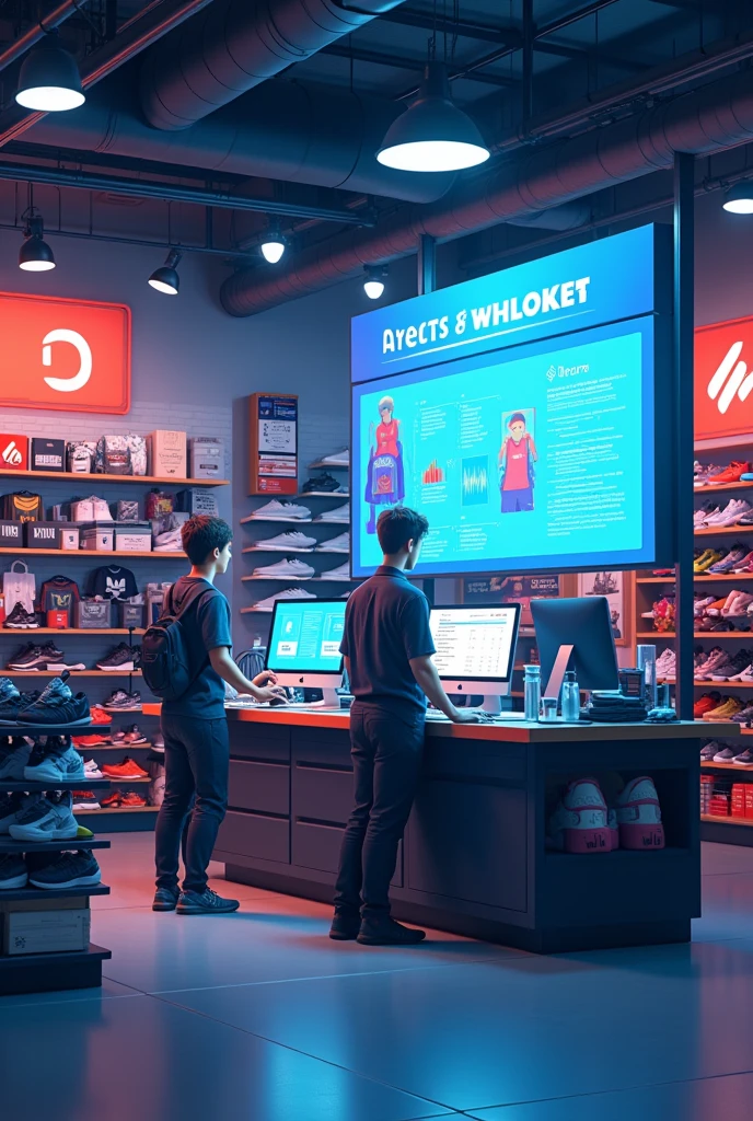 Give me an image where it says Athletic Store is in the process of uploading all its products, You can ask for yours if you don't see it in our publication to DM