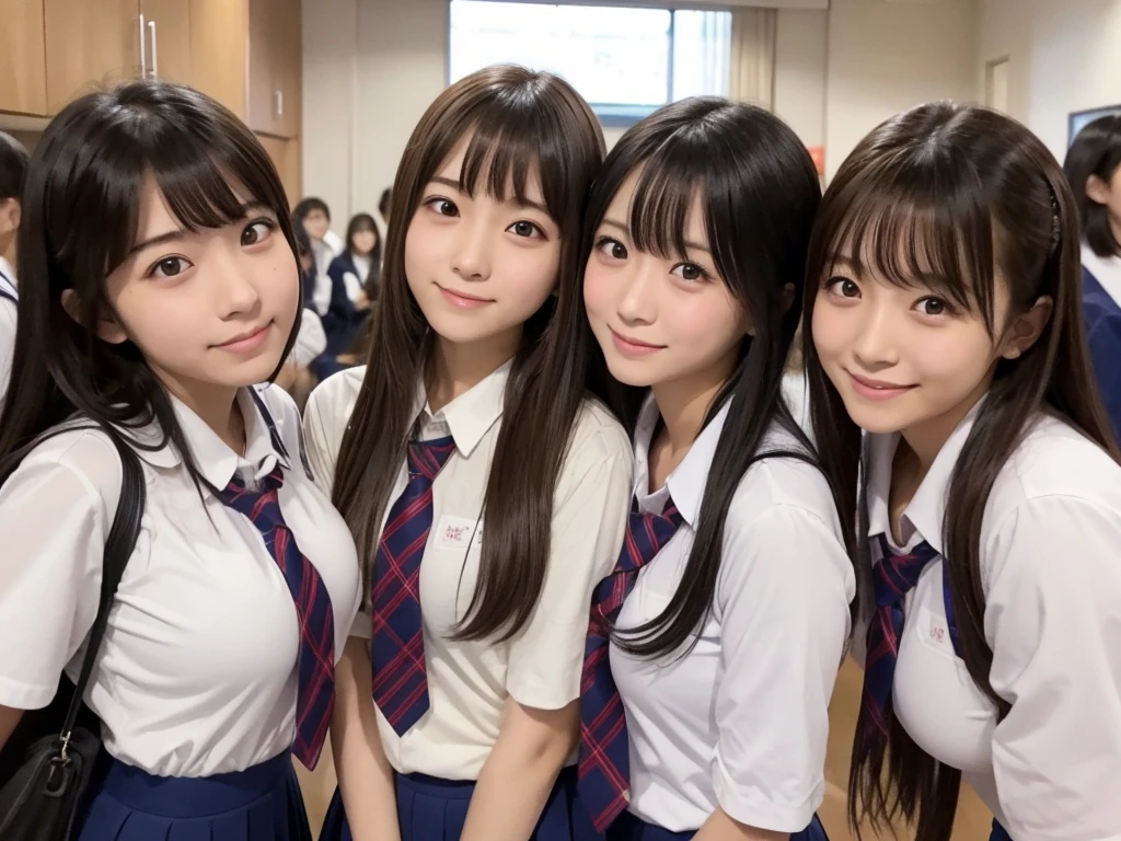 Ultra HD、Realisticな、high school girlだけ、日本のhigh school girl、cute笑顔、Group photo、high school girl、10,000、たくさんのhigh school girlに囲まれて、多くのhigh school girlが密集、何千人ものhigh school girl、10,000 people、high school girlだけいっぱい、Japanese one girl clones, 1 girl is cloned、Huge breasts、cute、really like、are watching us、Very detailed、Realistic、1,00,000 peopleのhigh school girl、ブレザーを着たhigh school girlがたくさん、full house、数万人のhigh school girl、10,000,000 people、数百万人のhigh school girl、hug、Chest to Chest、top view, big boobs、全てクローンhigh school girl