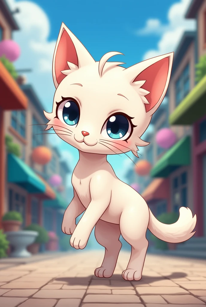 Create an anime cat