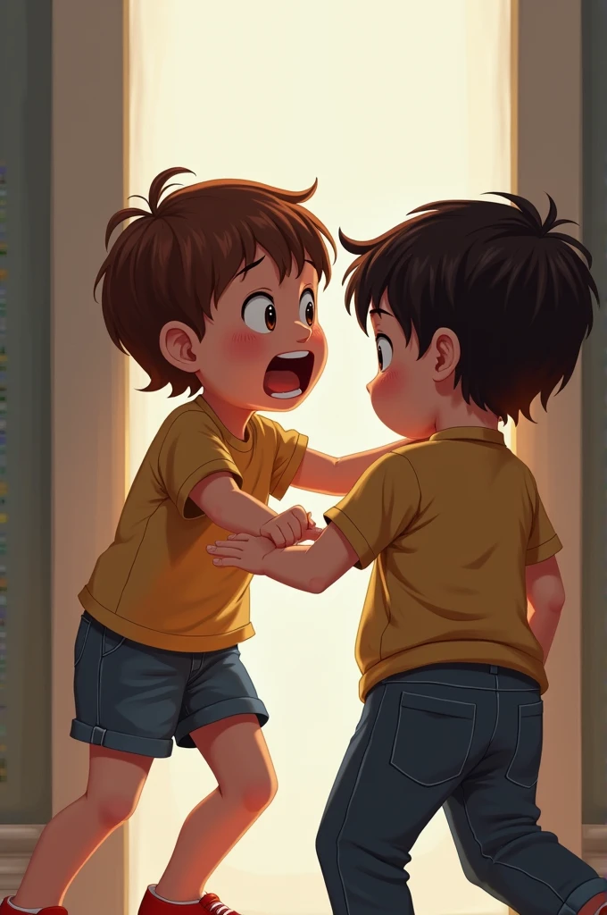 hitting another child