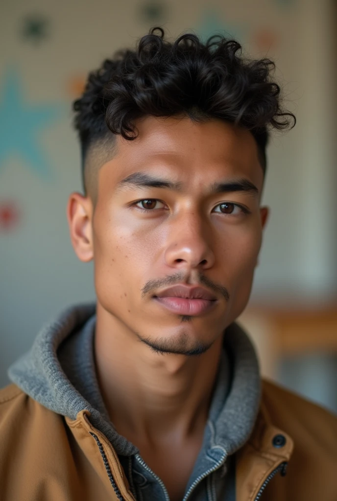 Young man with Colombian haircut 7