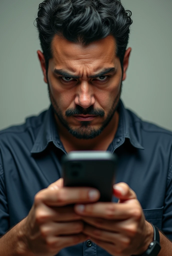 Nicolas maduro moros, 24 years old, as a hater with a cell phone