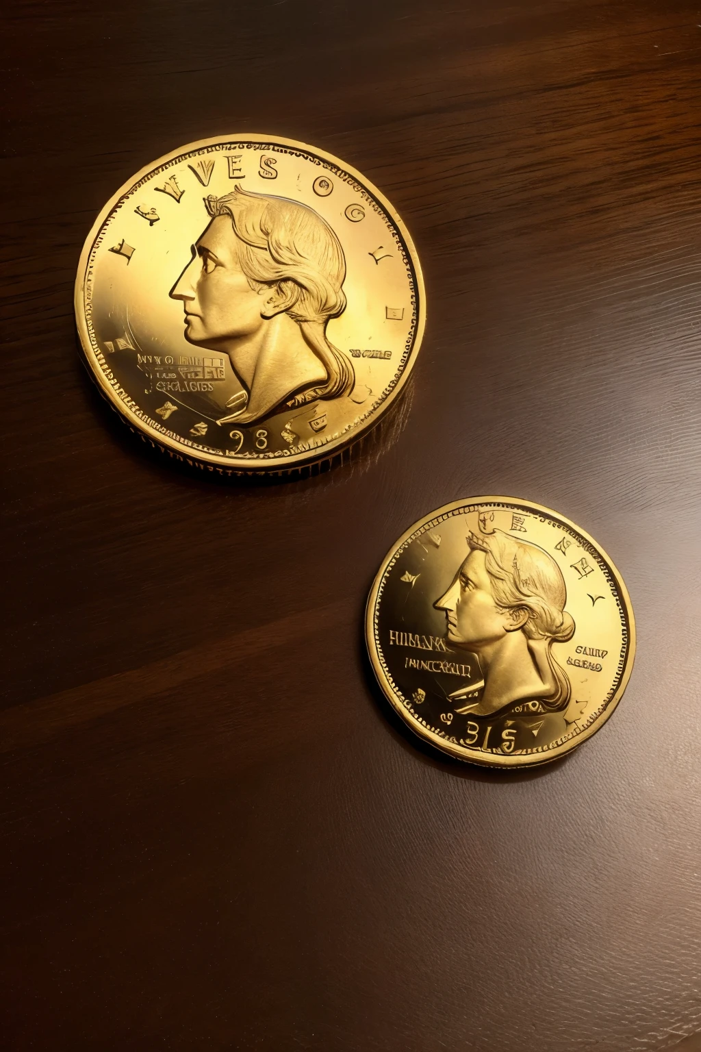 Image logo channel coin cents realistic golden coin brazilian currency