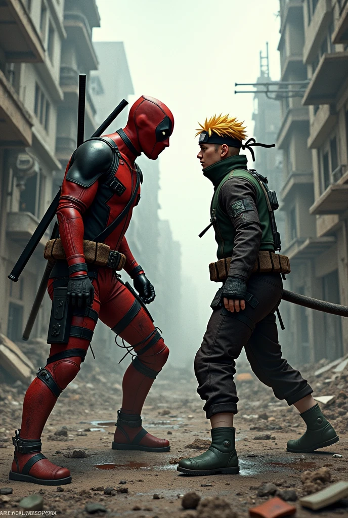 Deadpool kills naruto reallistic