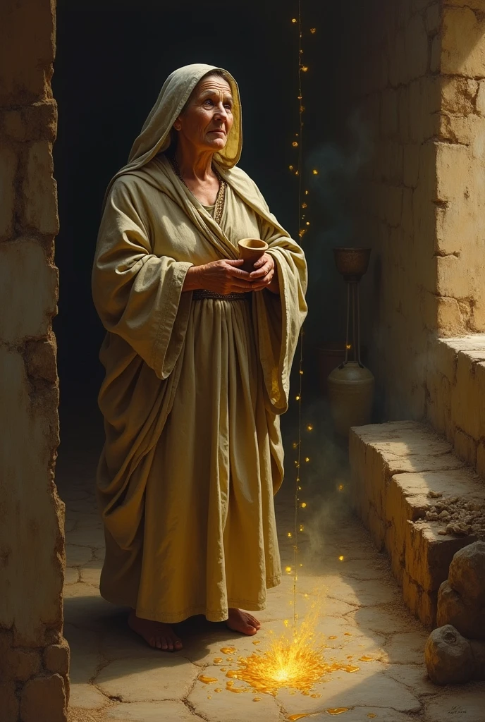 The widow of Zarephath and the oil