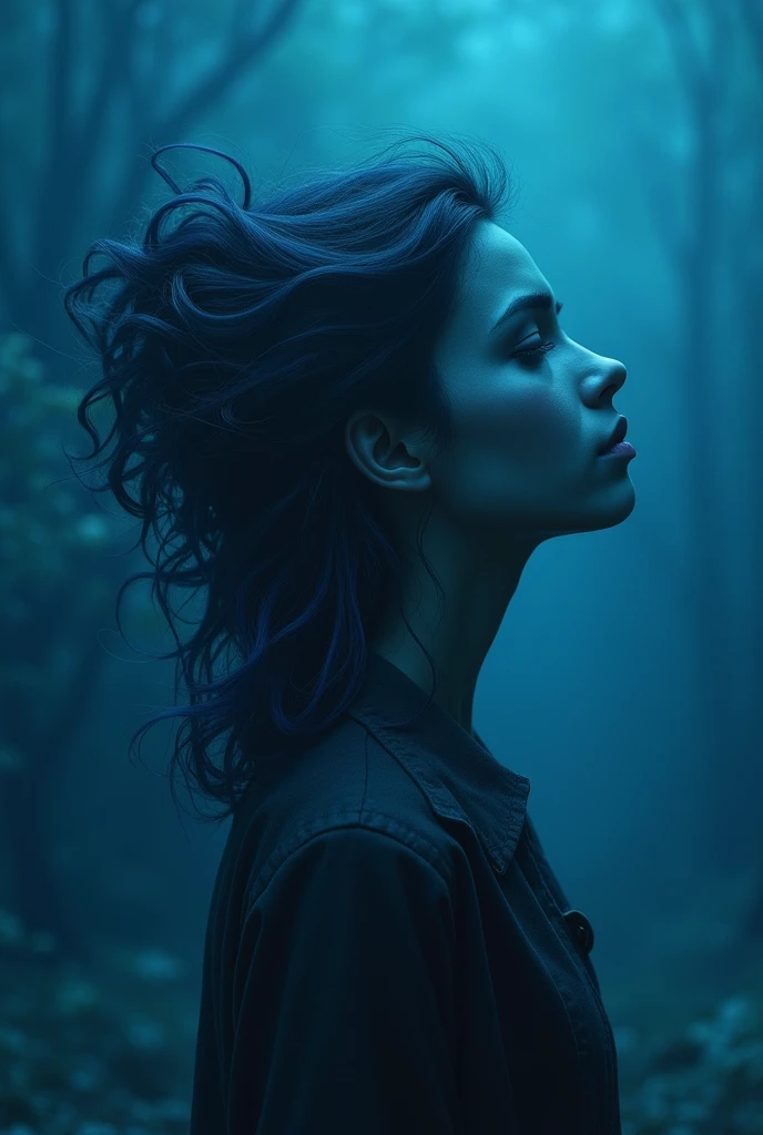 labirynth, blueish color kind of sad image 3000x3000