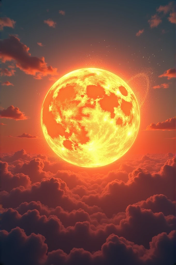 I wanted a picture of the sun setting with a touch of fantasy.