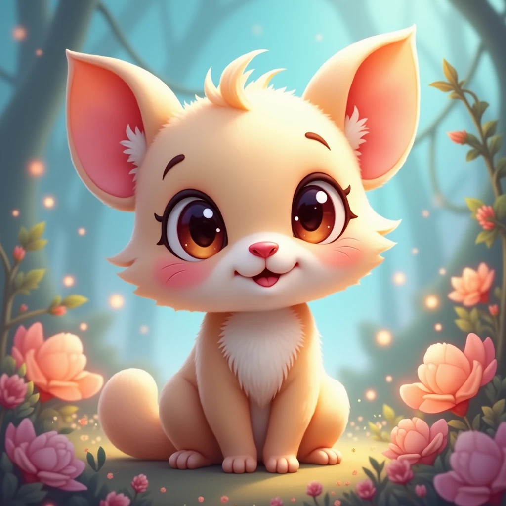 Cute fantasy animal, 2d