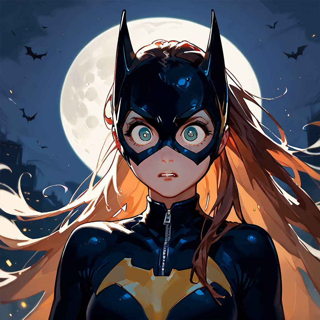  (score_9,score_8_up,score_7_up,score_6_up), smooth, batgirl, bright moon, wide eyes