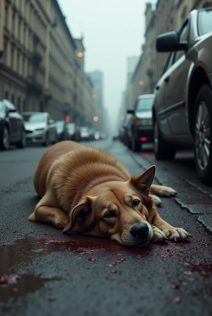 dog run over