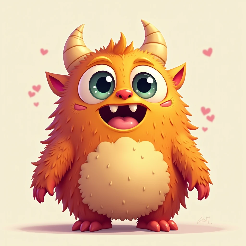 cute monster, 2d