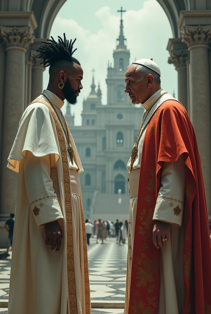 Anuel AA and the Pope