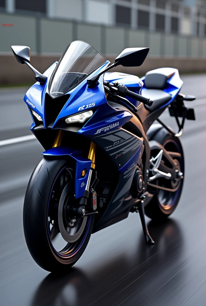 Design a sports motorcycle inspired by r15