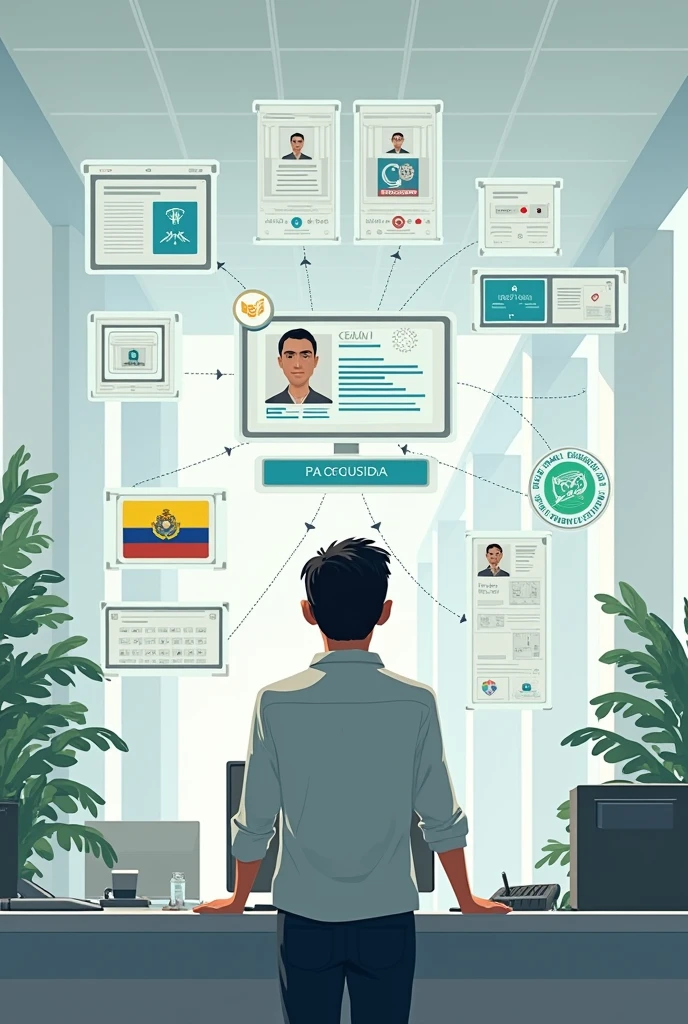 Create a Colombian ID password to edit