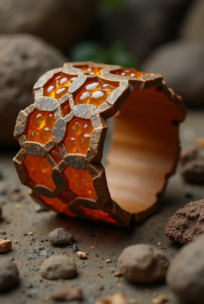 Tribal honeycomb bracelet design