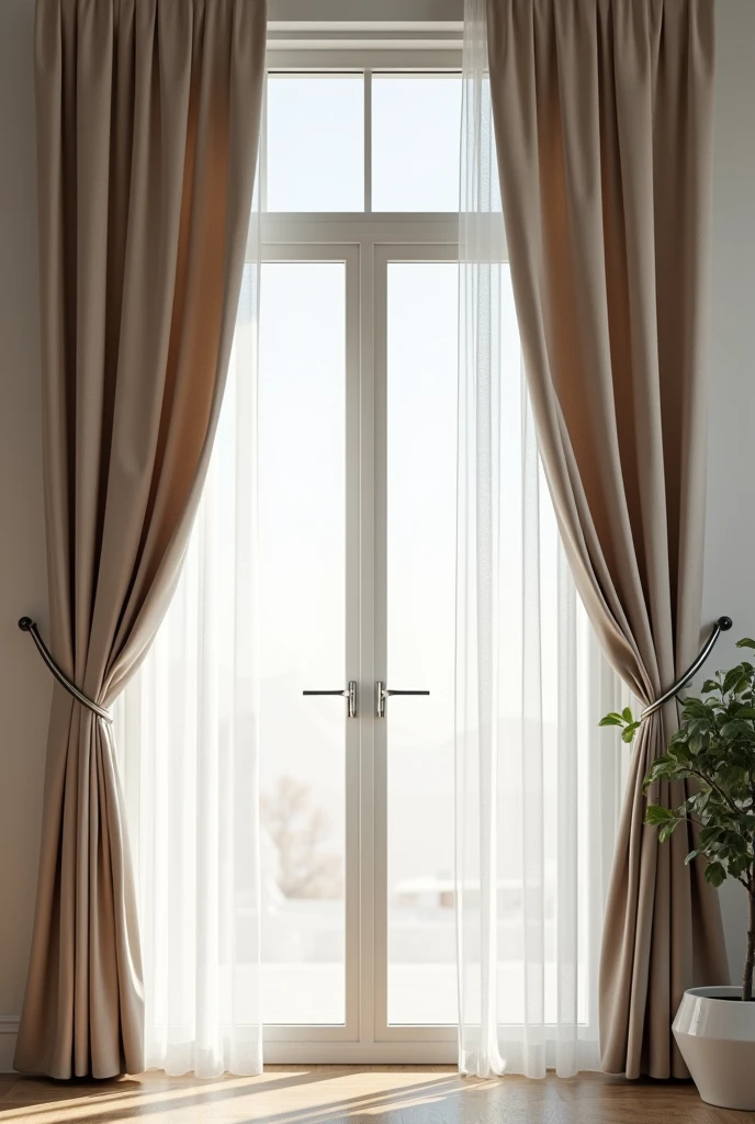 Modern curtains with styles for a house window