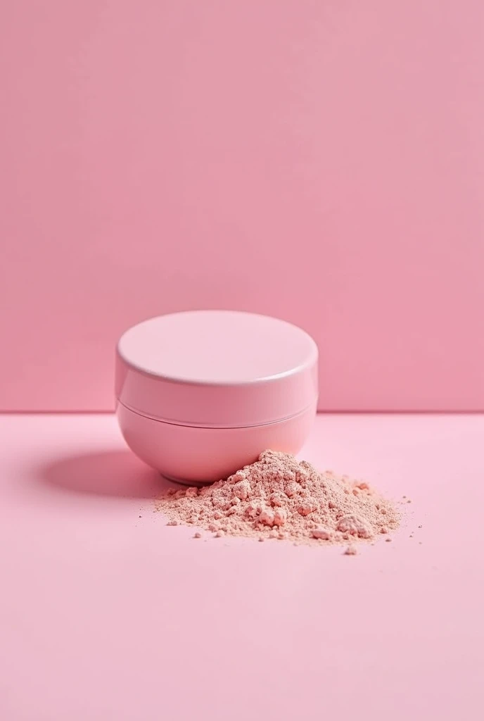 PINK TRANSLUCENT POWDER MAKEUP PACKAGING
