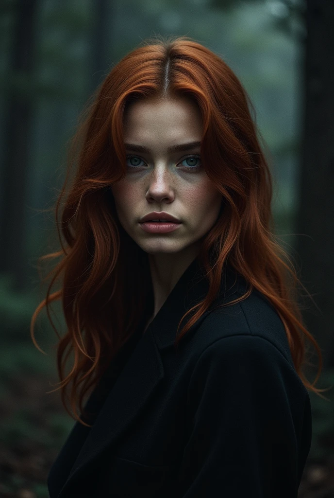 The cover you imagine could be striking and suggestive, Capturing the essence of mystery and intrigue. In the middle, The protagonist stands out with her dark skin, her reddish brown hair falling in soft waves over her shoulders, and her honey-colored eyes that seem to shine with a mixture of determination and vulnerability. His expression is enigmatic, as if keeping deep secrets, and in the background a dark forest full of mystery.

These visuals convey a narrative full of intrigue, where love, Betrayal and danger are intertwined, inviting the reader to delve into this dark and captivating story.