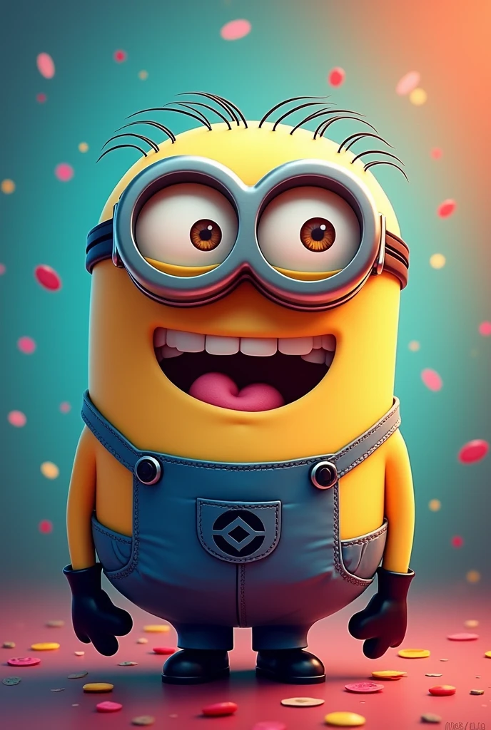 dave minion wallpaper with tongue out fanny face