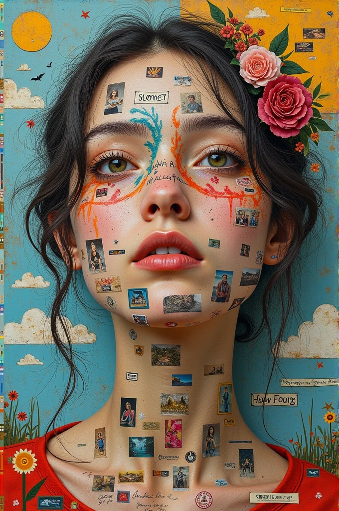a Collage Art Work about you as a "whole individual". Create your own design which includes photos of you illustrating why you consider yourself as a "whole individual" using different objects, groups, events or symbols that are signif cant to you.