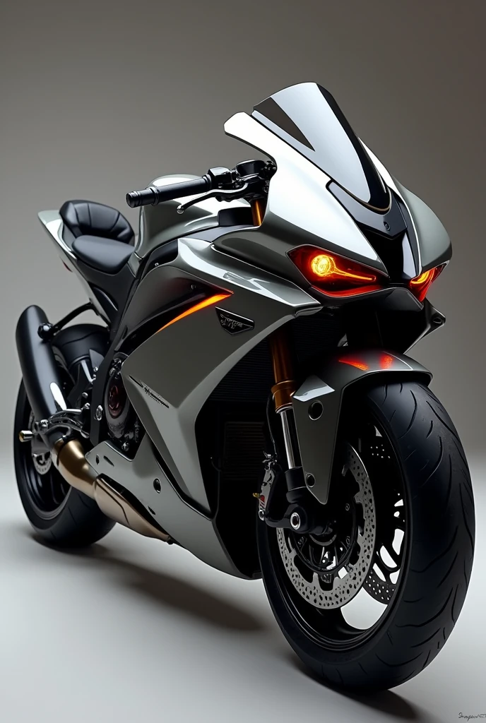 Design a sports motorcycle inspired by  hero 200cc