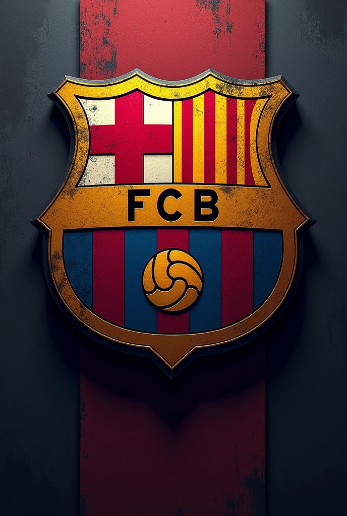 Football shield for "Atlhetic Barcelona"