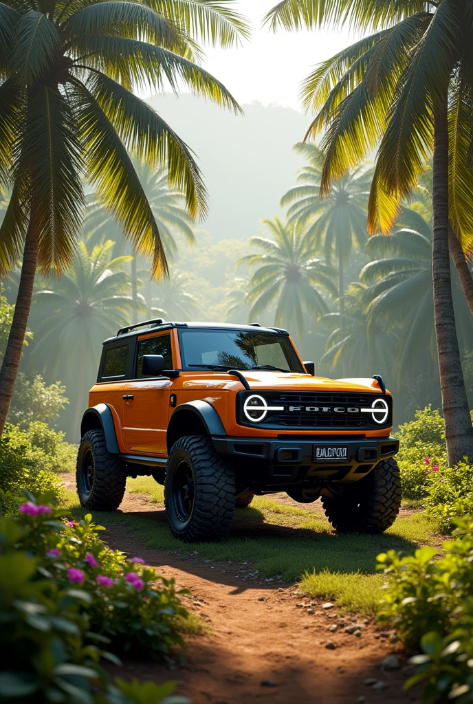 Ford bronco por parque de mellin