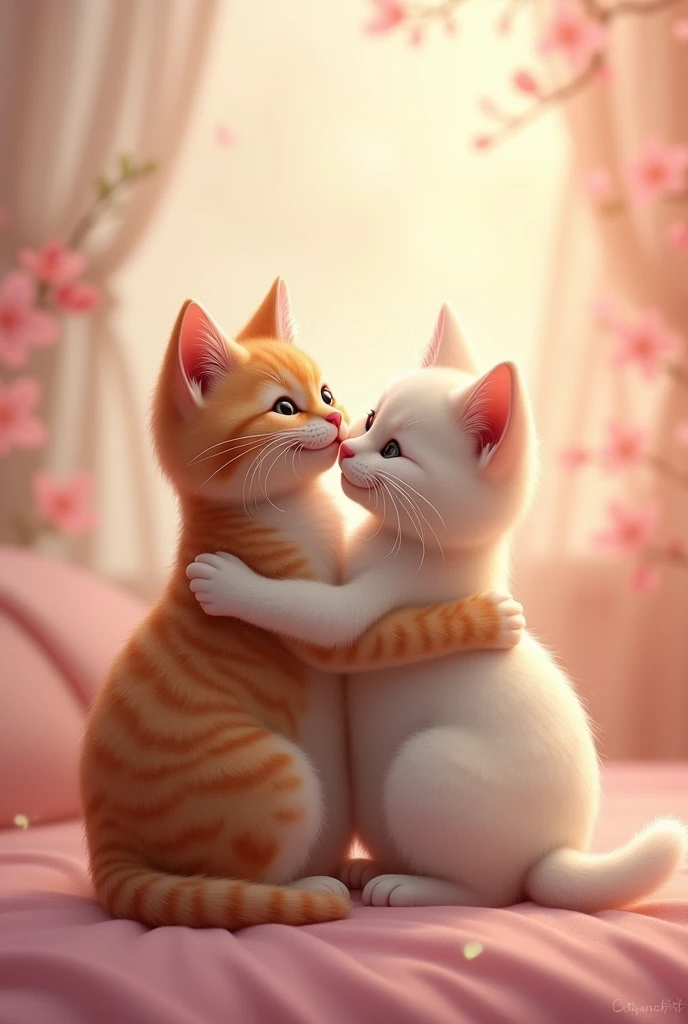Cat love story photo