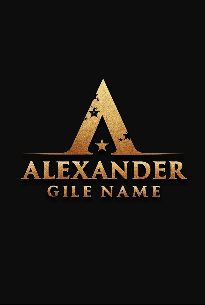 make a logo with the name of alexander cm