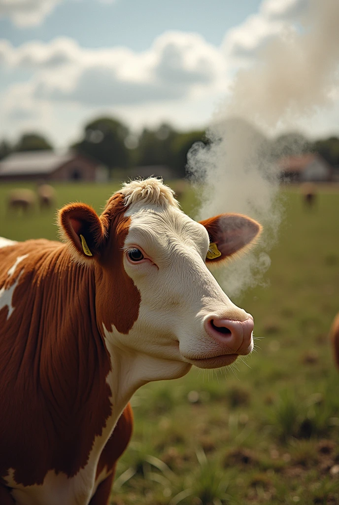 Farm with a smell of shit