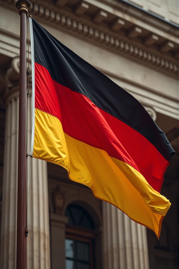 German flag in government 