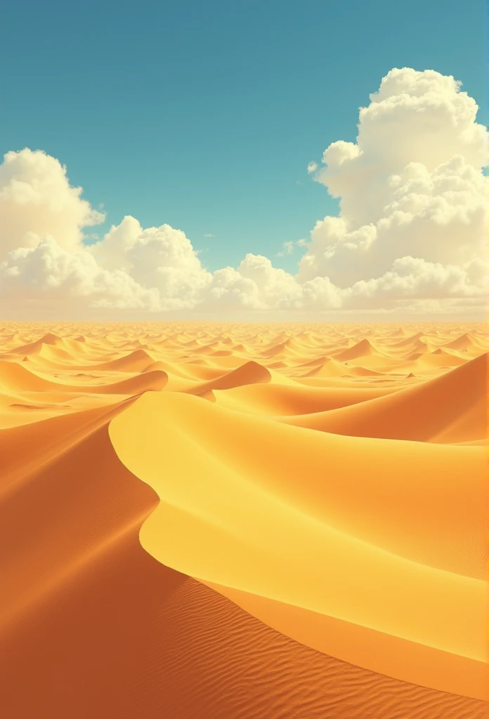 Yellow sand in the sky，The background is a vast desert, oasis in the desert，rich colors，digital landscape art, detailed scenery - width 672, landscape artwork, environment design illustration, detailed scenery art, oasis in the desert landscape, conceptual artwork, highly detailed digital art in 4k, digital 4k painting, digital 4k painting, stunning digital illustration, desert background, conceptual artwork de pintura digital, detailed digital painting