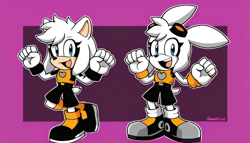 Custom avatar, squrriel character, wearing black shorts, in the cyberspace￼, cgi backround, doing a dyamic pose,