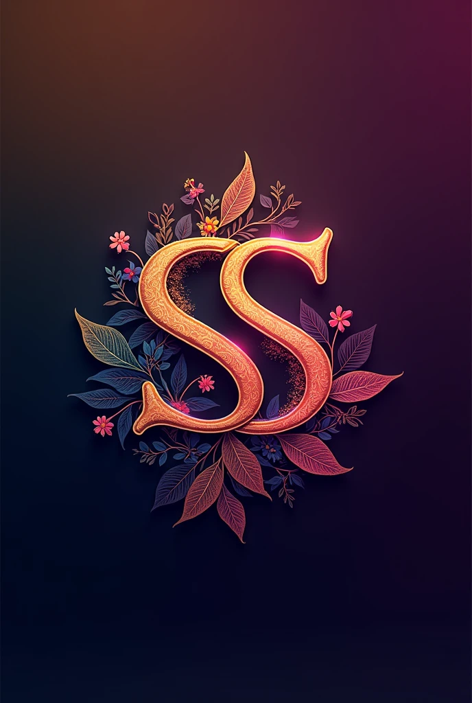 Subh lakshmi garmenta written 2 litter logo sign bord with asthetic colorful design