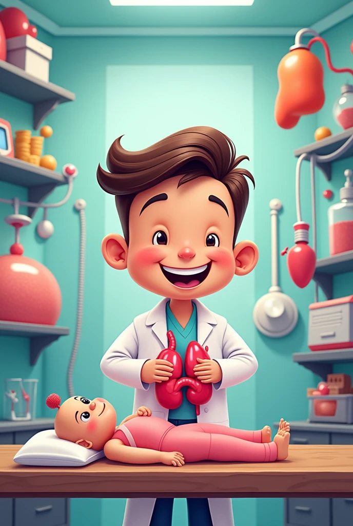 I want Cartoon Organ donation more creative drawing man donating organ